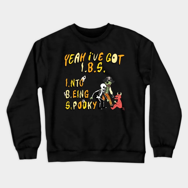 All The Homies Got IBS Crewneck Sweatshirt by RadicalLizard